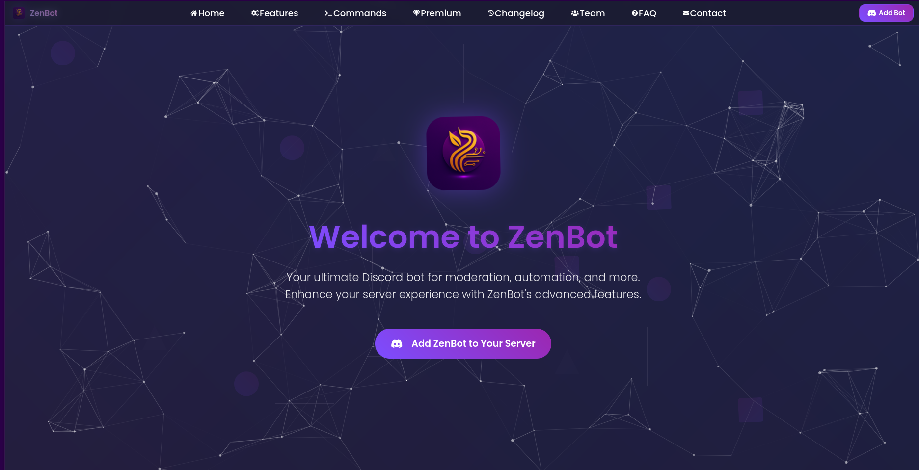 ZenBot Discord Dashboard